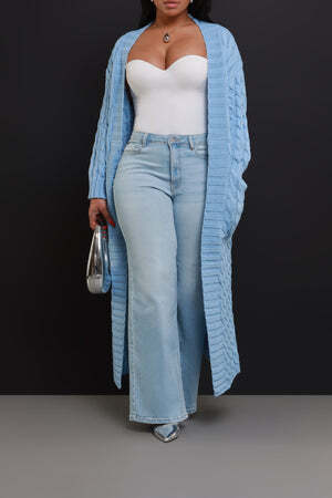 Women's Long Cardigan 2024 Oversized Coat Long Sleeve Open Cardigan Knitted Extra